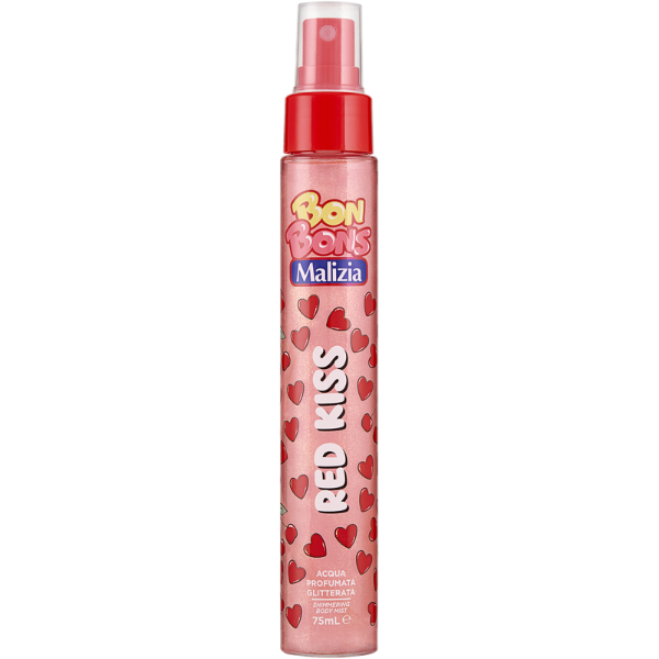 BON BONS MALIZIA ACQUA PROFUMATA GLITTERATA RED KISS 75ML