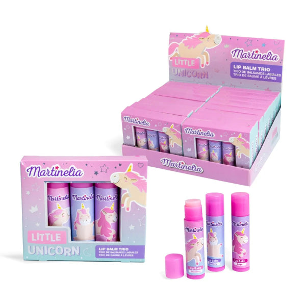 MARTINELIA LITTLE UNICORN LIP BALM TRIO