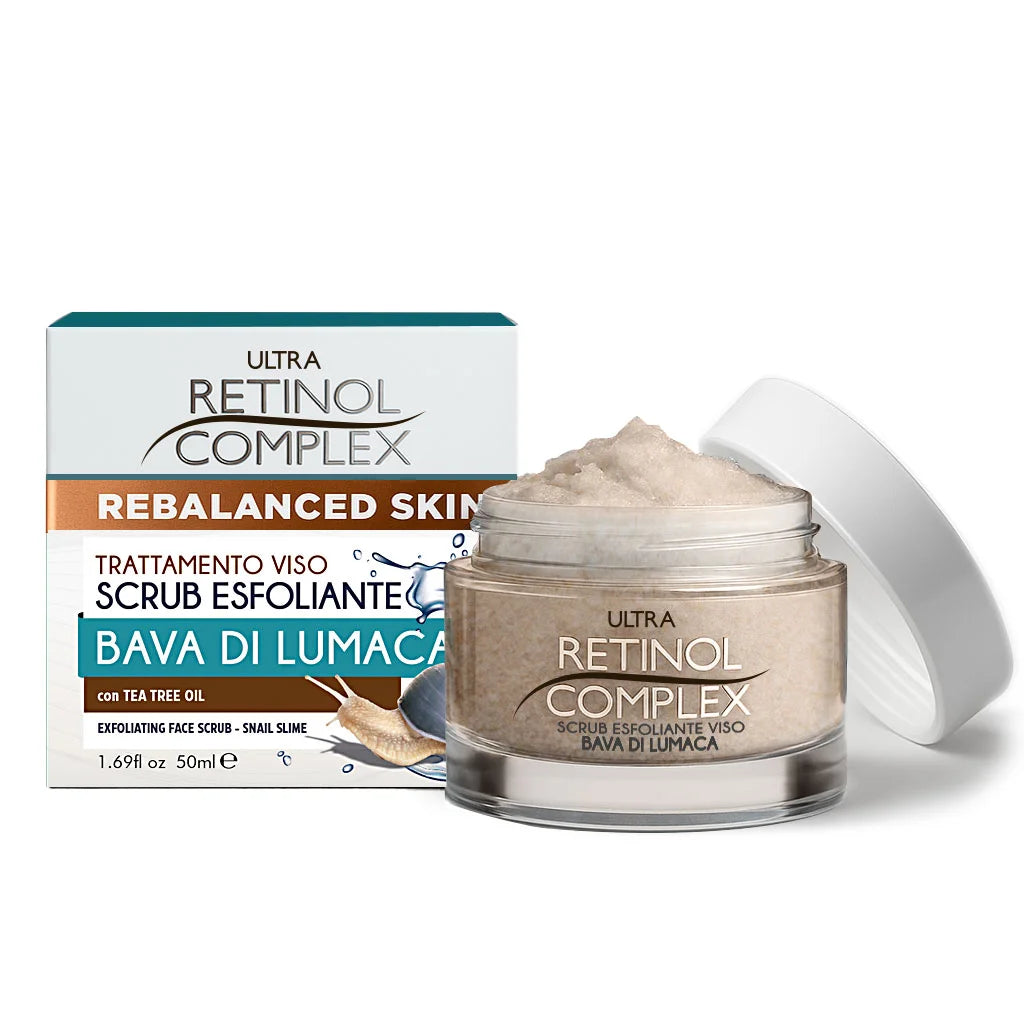 RETINOL COMPLEX TRATTAMENTO VISO SCRUB ESFOLIANTE ALLA BAVA DI LUMACA