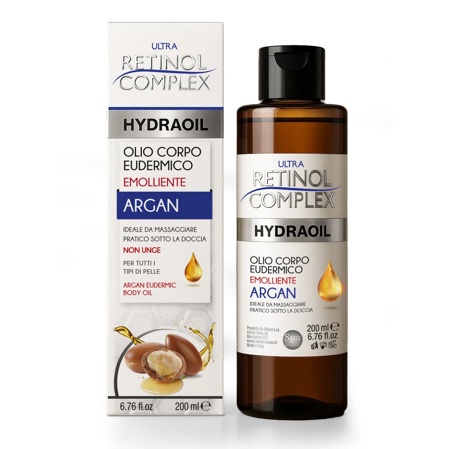 RETINOL COMPLEX OLIO CORPO EUDERMICO EMOLLIENTE ARGAN