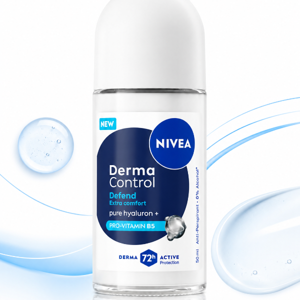 NIVEA DEODORANTE ROLL ON DERMA CONTROL 50ML