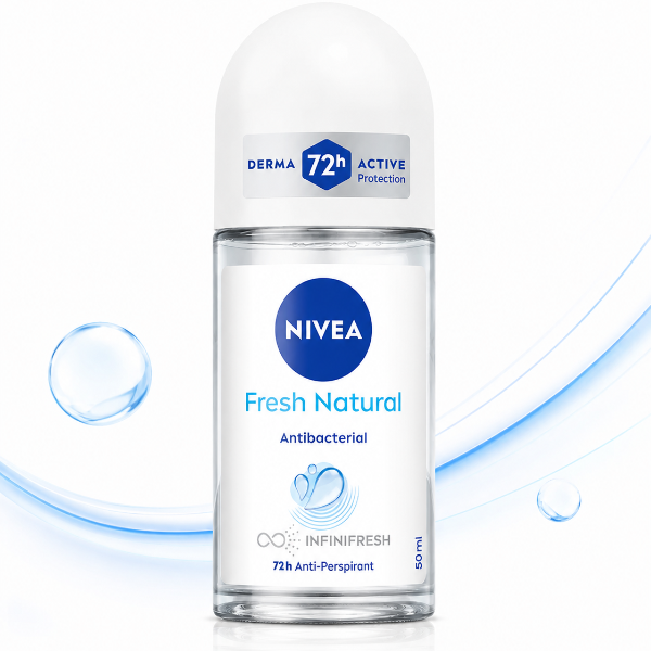 NIVEA DEODORANTE ROLL ON FRESH NATURAL 50ML