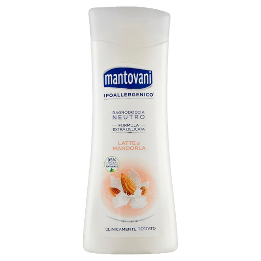 MANTOVANI IPOALLERGENICO BAGNODOCCIA NEUTRO LATTE DI MANDORLE 400 ML