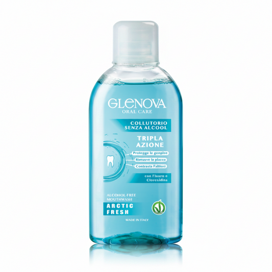 GLENOVA COSMETICS COLLUTORIO SENZA ALCOOL CON ANTIBATTERICO 400ML