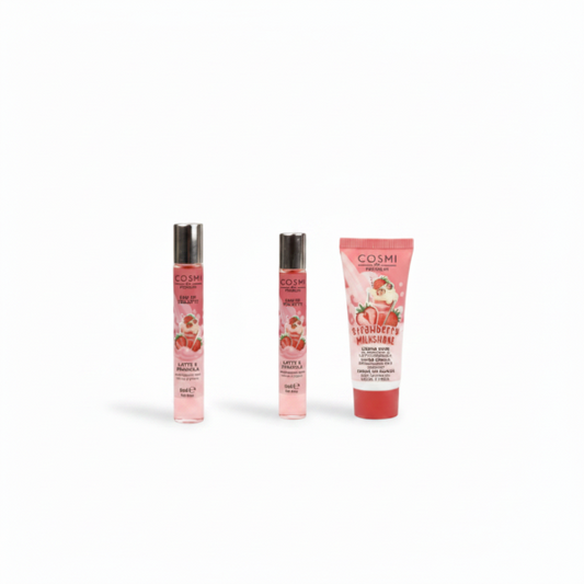 COSMI STRAWBERRY MILKSHAKE CONFEZIONE CREMA MANI E PROFUMINO