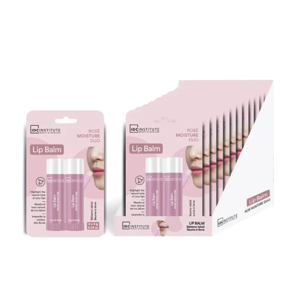 IDC INSTITUTE LIP BALM DUO MOISTURE ROSÉ