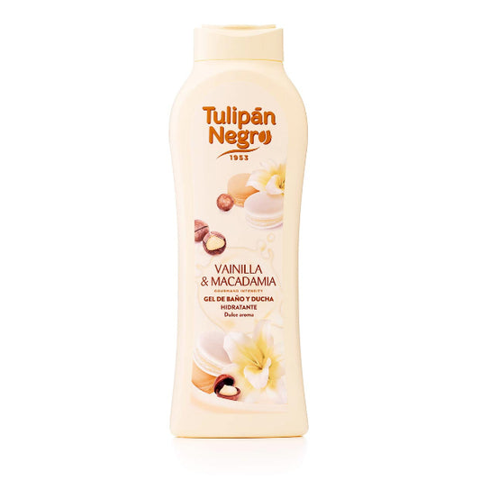 TULIPAN NEGRO BAGNOSCHIUMA VAINILLA E MACADAMIA 650 ML