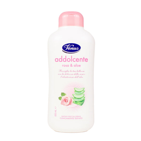 VENUS BAGNO DOCCIA ADDOLCENTE ROSA E ALOE 650 ML