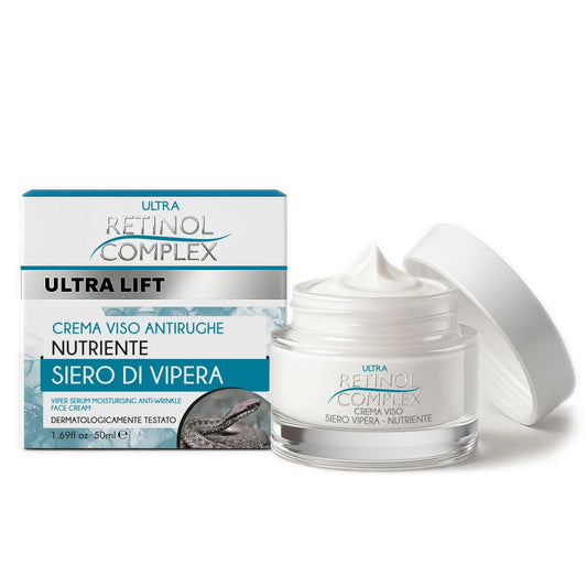 RETINOL COMPLEX CREMA VISO ANTIRUGHE NUTRIENTE SIERO DI VIPERA