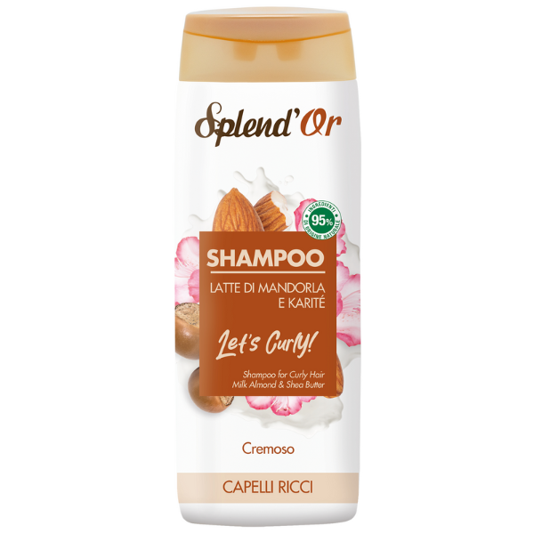 SPLEND'OR SHAMPOO LATTE DI MANDORLA E KARITE' CAPELLI RICCI 300ML
