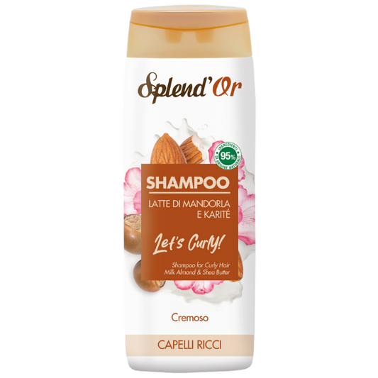 SPLEND'OR SHAMPOO LATTE DI MANDORLA E KARITE' CAPELLI RICCI 300ML