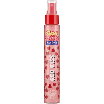 BON BONS MALIZIA ACQUA PROFUMATA GLITTERATA RED KISS 75ML