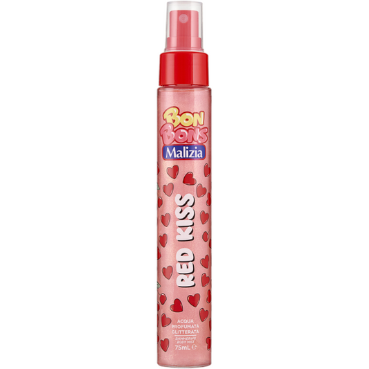 BON BONS MALIZIA ACQUA PROFUMATA GLITTERATA RED KISS 75ML