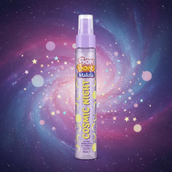 BON BONS MALIZIA ACQUA PROFUMATA GLITTERATA COSMIC NIGHT 75ML