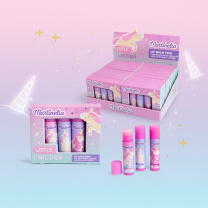 MARTINELIA LITTLE UNICORN LIP BALM TRIO