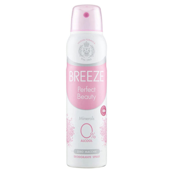 BREEZE PERFECT BEAUTY 0% ALCOOL ZERO MACCHIE DEODORANTE SPRAY 150ML