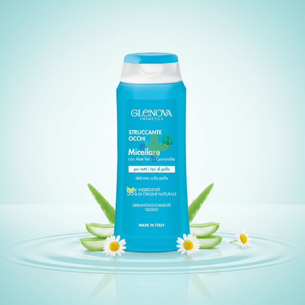 GLENOVA COSMETICS STRUCCANTE OCCHI MICELLARE CON ALOE VERA E CAMOMILLA 200ML