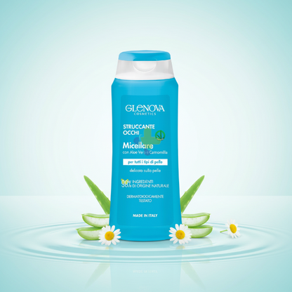 GLENOVA COSMETICS STRUCCANTE OCCHI MICELLARE CON ALOE VERA E CAMOMILLA 200ML