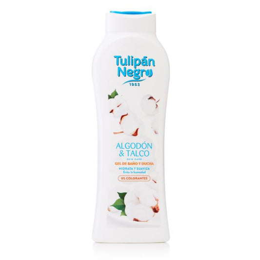 TULIPAN NEGRO BAGNOSCHIUMA TALCO E COTONE 650 ML