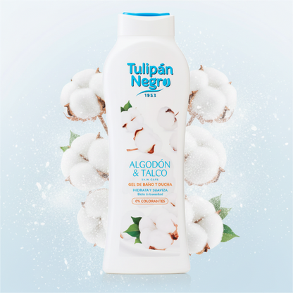 TULIPAN NEGRO BAGNOSCHIUMA TALCO E COTONE 650 ML