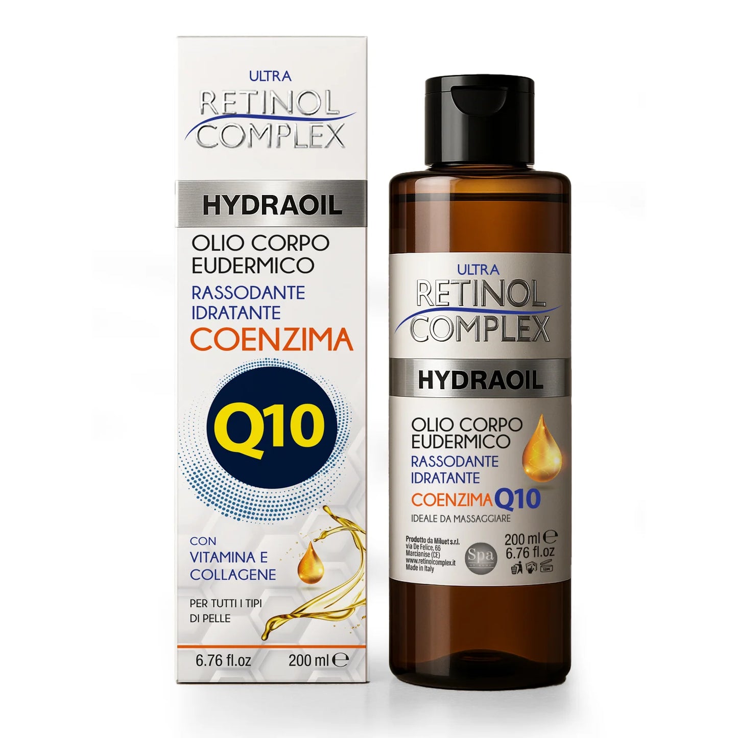 RETINOL COMPLEX OLIO CORPO EUDERMICO RASSODANTE IDRATANTE COENZIMA Q10