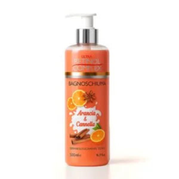 RETINOL COMPLEX BAGNOSCHIUMA ARANCIA E CANNELLA 500 ML