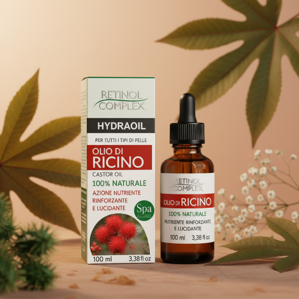 RETINOL COMPLEX OLIO DI RICINO PER TUTTI I TIPI DI PELLE 100ML