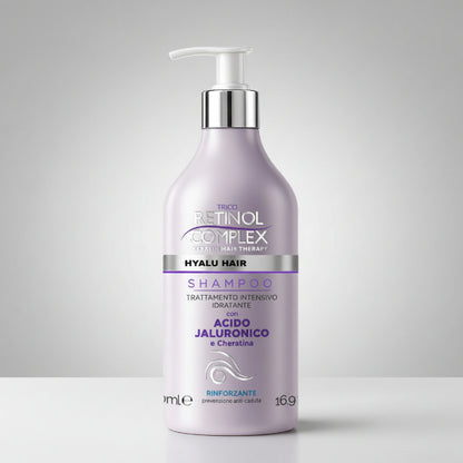 RETINOL COMPLEX SHAMPOO CON ACIDO JALURONICO E CHERATINA 500 ML