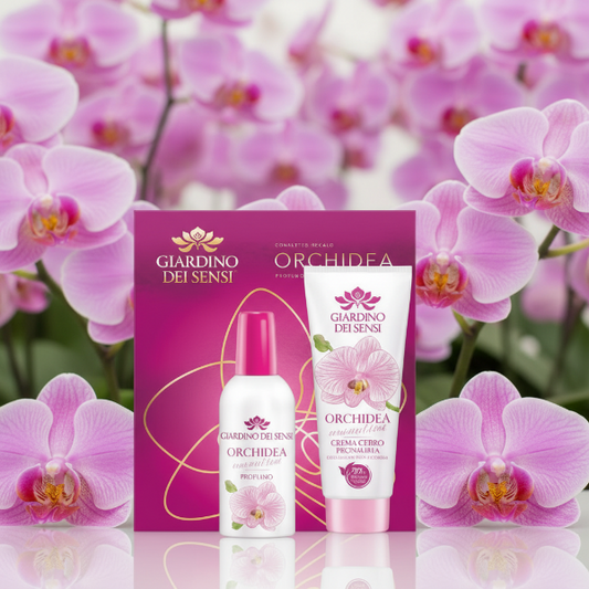 GIARDINO DEI SENSI COFANETTO REGALO ORCHIDEA PROFUMO E CREMA CORPO