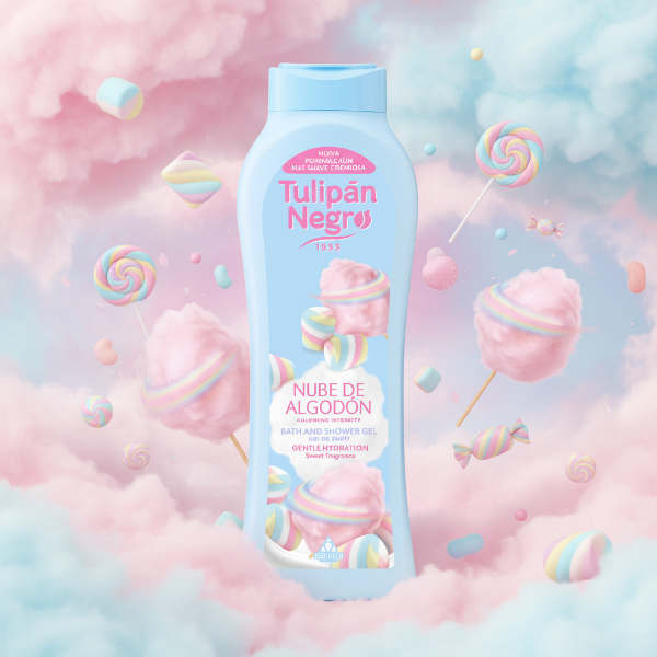 TULIPAN NEGRO BAGNOSCHIUMA NUBE DI ZUCCHERO FILATO E MARSHMALLOW 650 ML