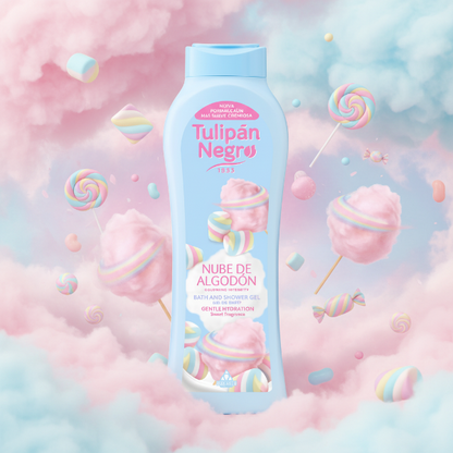 TULIPAN NEGRO BAGNOSCHIUMA NUBE DI ZUCCHERO FILATO E MARSHMALLOW 650 ML