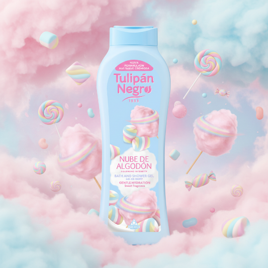 TULIPAN NEGRO BAGNOSCHIUMA NUBE DI ZUCCHERO FILATO E MARSHMALLOW 650 ML