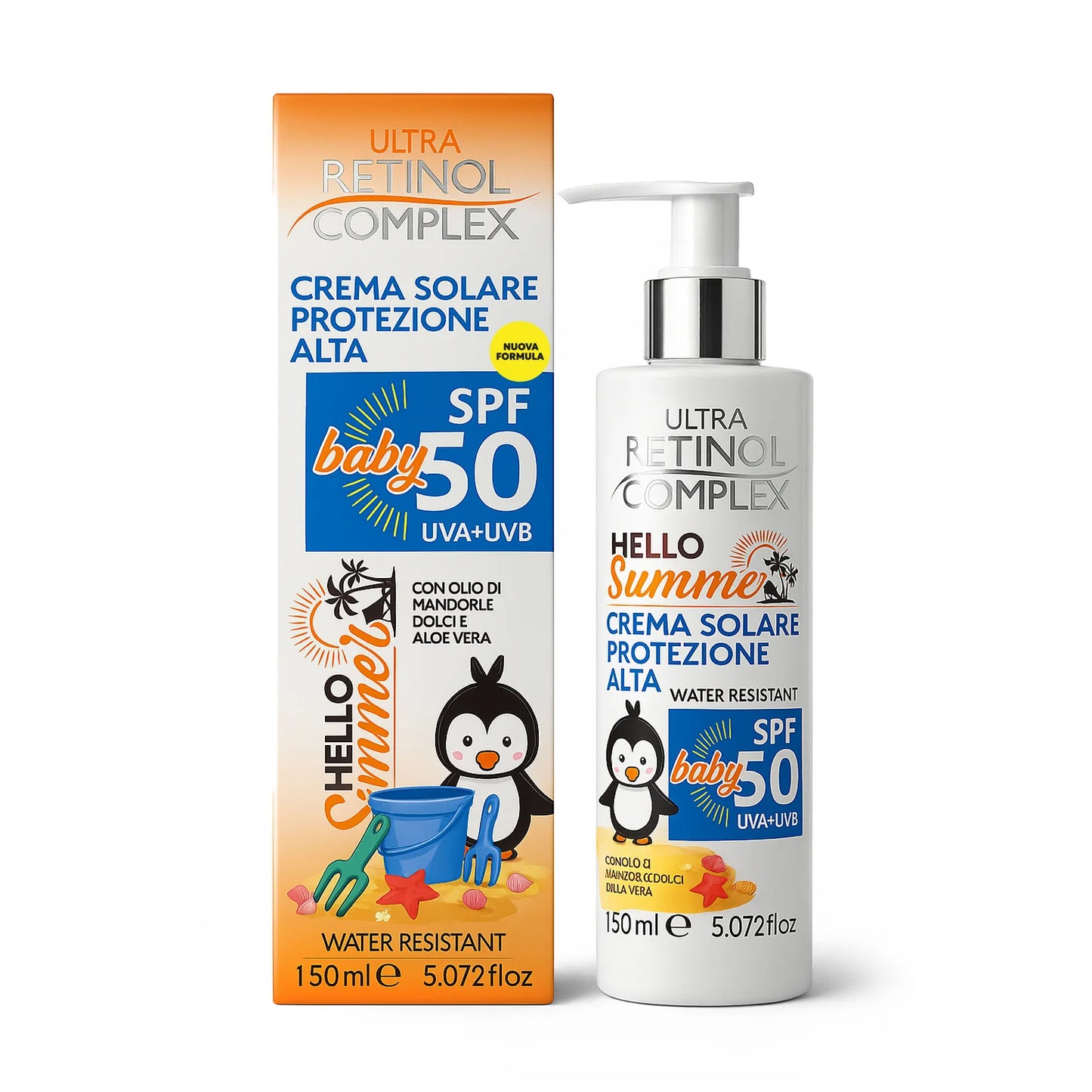 RETINOL COMPLEX CREMA SOLARE PROTEZIONE ALTA BABY 50 SPF