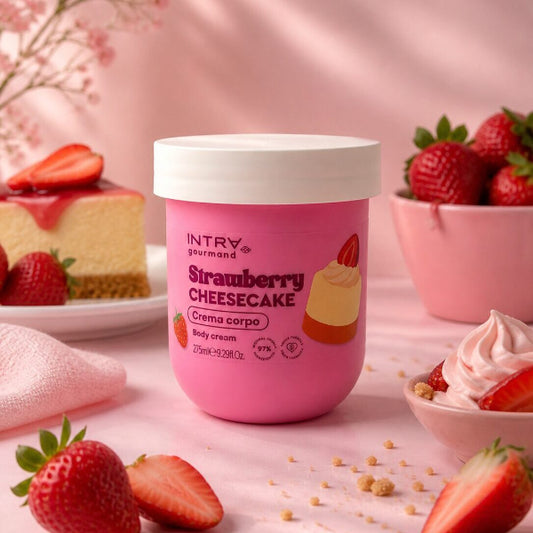 INTRA GOURMAND STRAWBERRY CHEESECAKE CREMA CORPO  275 ML