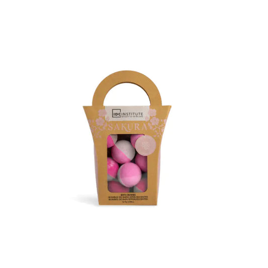 IDC INSTITUTE BORSETTA CON BOMBE DA BAGNO SAKURA