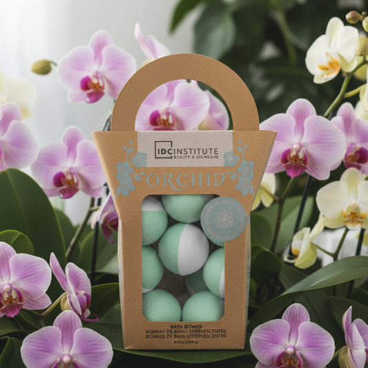 IDC INSTITUTE BORSETTA CON BOMBE DA BAGNO ORCHID