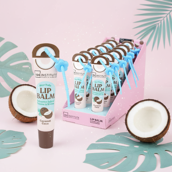 IDC INSTITUTE COCONUT KEYCHAIN LIP BALM