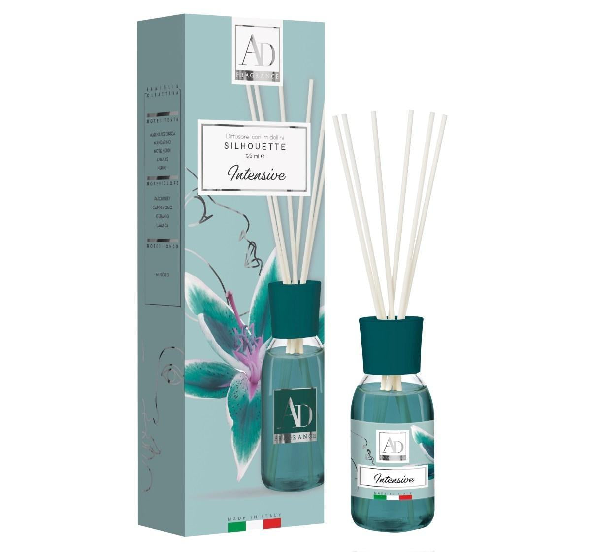 AD FRAGRANCE DIFFUSORE CON MIDOLLINI INTENSIVE ANANAS, GERANIO, MUSCHIO 125 ML