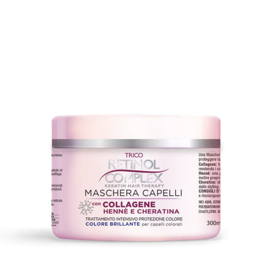 RETINOL COMPLEX MASCHERA CAPELLI CON HENNE’ COLLAGENE E CHERATINA 300 ML
