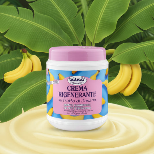 MIL MIL CREMA RIGENERANTE CAPELLI BANANA 1000 ML