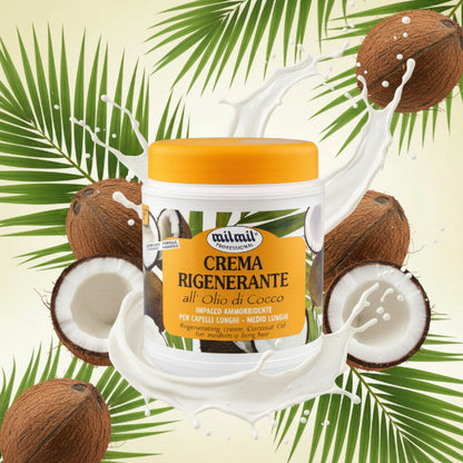MIL MIL CREMA RIGENERANTE CAPELLI OLIO DI COCCO 1000 ML