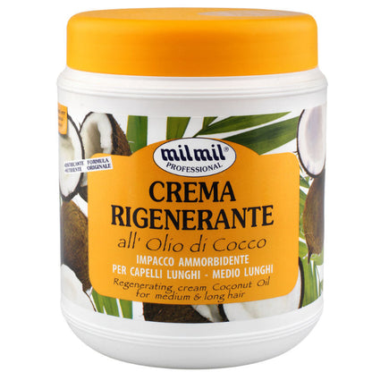 MIL MIL CREMA RIGENERANTE CAPELLI OLIO DI COCCO 1000 ML