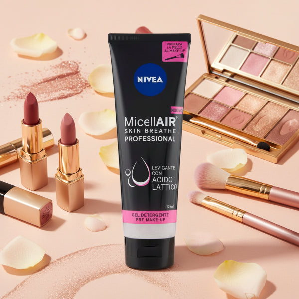 NIVEA GEL DETERGENTE PRE MAKEUP CON ACIDO LATTICO 125 ML
