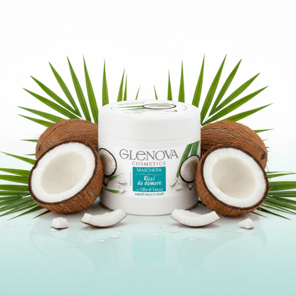 GLENOVA COSMETICS MASCHERA RICCI DA DOMARE CON OLIO DI COCCO 500ML