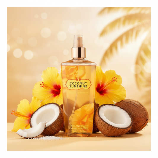 AQC FRAGRANCES BODY MIST COCONUT SUNSHINE 250ML