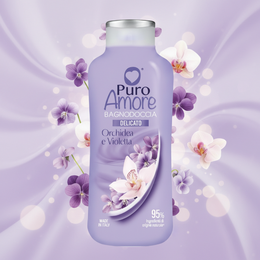 PURO AMORE BAGNODOCCIA ORCHIDEA E VIOLETTA PH 5.5 650ML