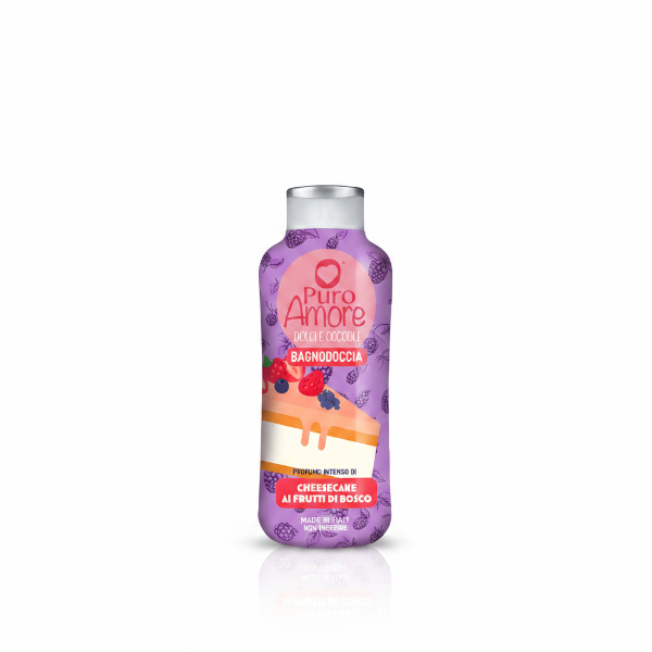 PURO AMORE DOLCI E COCCOLE BAGNODOCCIA CHEESECAKE AI FRUTTI DI BOSCO 650ML