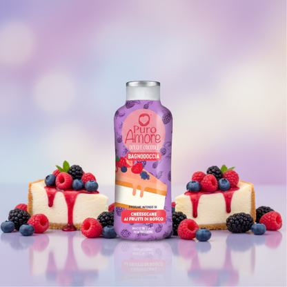 PURO AMORE DOLCI E COCCOLE BAGNODOCCIA CHEESECAKE AI FRUTTI DI BOSCO 650ML
