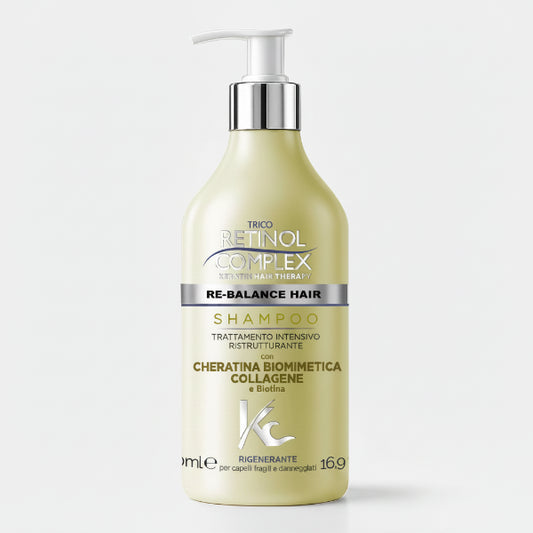 RETINOL COMPLEX SHAMPOO CON CHERATINA BIOMIMETICA 500 ML