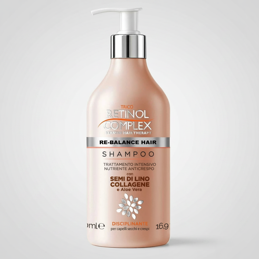RETINOL COMPLEX SHAMPOO ANTICRESPO SEMI DI LINO 500 ML